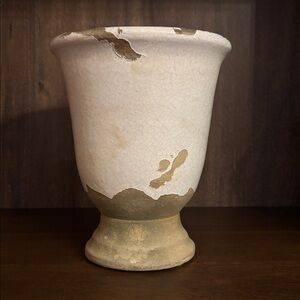 Pottery Barn Tuscan Glaze Terracotta Vase Cachepot Pot Decor Tabeltop